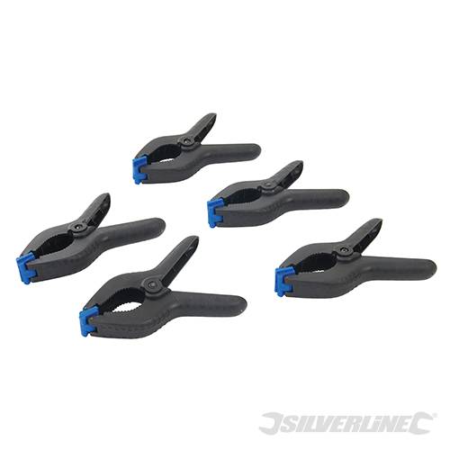 Silverline 250150 170mm Spring Clamps set of 5